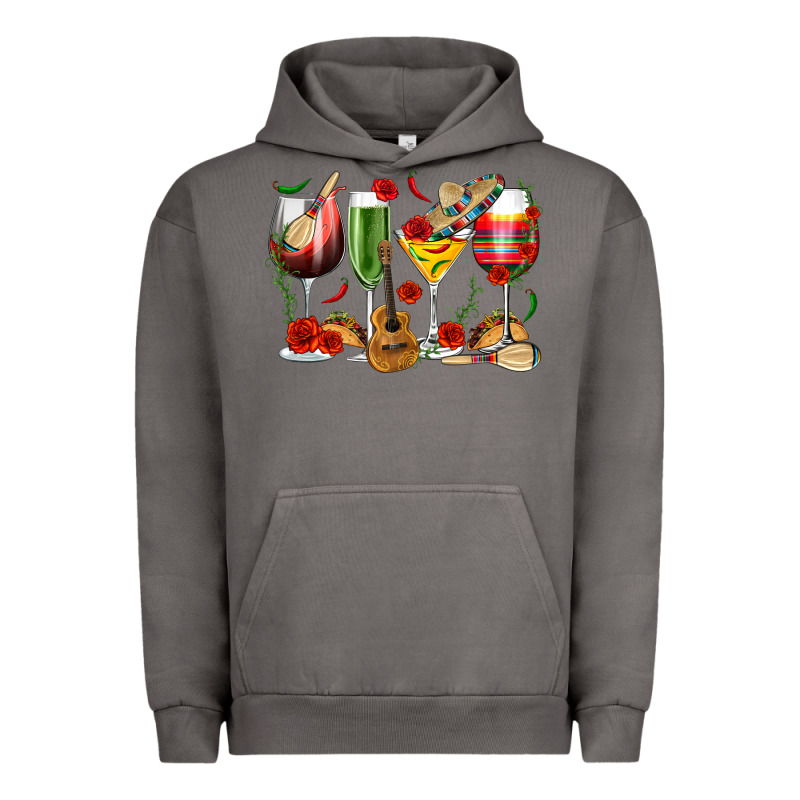 Mexico Wine Glasses Urban Hoodie by texasbilliewilder | Teevron