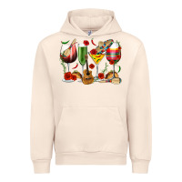 Sandshell Mexico Wine Glasses Urban Hoodie - texasbilliewilder