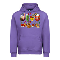 Tulip Mexico Wine Glasses Urban Hoodie - texasbilliewilder