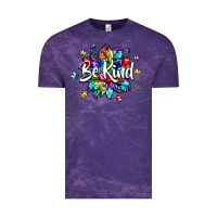 Cloud Purple be kind2 Vintage Tee - SublimationCraftShop