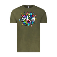 Vintage Olive be kind2 Vintage Tee - SublimationCraftShop