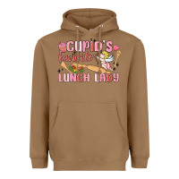 Toasted Coconut cupid's favorite lunch lady Heavyweight Hoodie - MaliasSmallBusiness