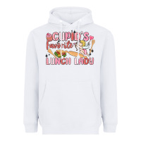 White cupid's favorite lunch lady Heavyweight Hoodie - MaliasSmallBusiness