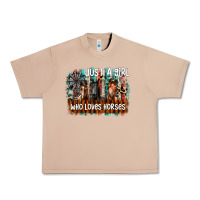 Burro just a girl who loves horses Urban Heavy Tee - CowhideDigitalArt