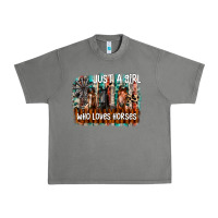 Tornado just a girl who loves horses Urban Heavy Tee - CowhideDigitalArt