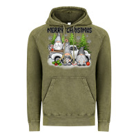 Vintage Olive merry christmas gnomies Vintage Hoodie - texasbilliewilder