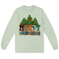 Matcha merry christmas with christmas trees Long Sleeve Tee - AdoDesignShop