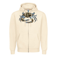 Sandshell Crab Zipper Hoodie - LillyAllenDesigns
