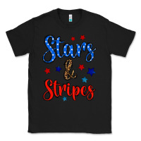 Black stars & stripes Classic Tee - BundleAndBundleShop