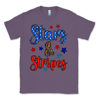 Lavender stars & stripes Classic Tee - BundleAndBundleShop