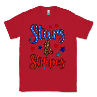 Red stars & stripes Classic Tee - BundleAndBundleShop