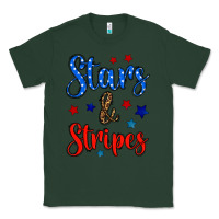 Sports Green stars & stripes Classic Tee - BundleAndBundleShop