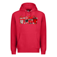 Cardinal lady bug drink Premium Hoodie - RacoonDesign