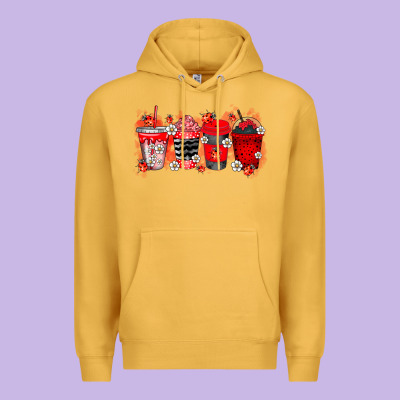 Lady Bug Drink Premium Hoodie Designed By Racoondesign