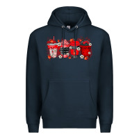 Navy lady bug drink Premium Hoodie - RacoonDesign