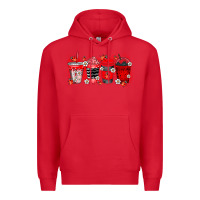 Red lady bug drink Premium Hoodie - RacoonDesign