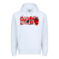 White lady bug drink Premium Hoodie - RacoonDesign