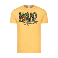 Vintage Mustard love autism Vintage Tee - SublimationCraftShop