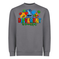 Storm different is beautiful autism stitch Heavyweight Sweatshirt - Zillion Design Studio