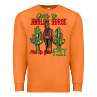 Carrot giddy up jingle horse pick up your feet Premium Sweatshirt - MaliasSmallBusiness