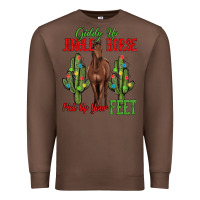 Chestnut giddy up jingle horse pick up your feet Premium Sweatshirt - MaliasSmallBusiness