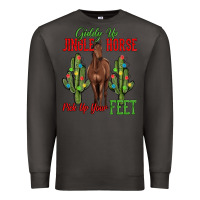 Smoke giddy up jingle horse pick up your feet Premium Sweatshirt - MaliasSmallBusiness
