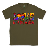 Army Green love is all that matters Classic Tee - JahusDesignShop