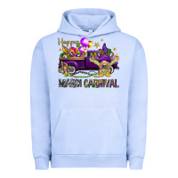 Pigment Grape Ice Happy Mardi Carnival with truck Urban Hoodie - NancyCooperArtShop