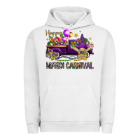 Pigment Lunar Rock Happy Mardi Carnival with truck Urban Hoodie - NancyCooperArtShop