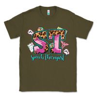 Army Green speech therapist Classic Tee - AdoDesignShop