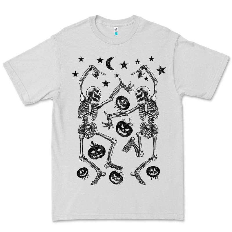 Halloween Dancing Skeletons Premium Tee by BarkalooDesign | Teevron