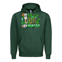 St.patricks One Lucky Nurse Zipper Hoodie | Teevron