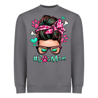 Storm dog mom messy bun Heavyweight Sweatshirt - Zillion Design Studio