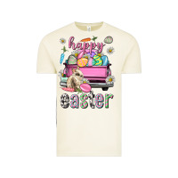 Vintage Arctic Bunny Happy Easter truck Easter Day Vintage Tee - Neo Western