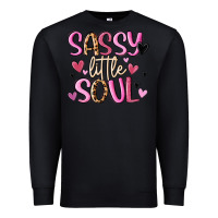 Black sassy little soul Premium Sweatshirt - MaliasSmallBusiness