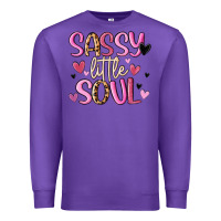 Purple sassy little soul Premium Sweatshirt - MaliasSmallBusiness