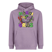 Lavender mardi gras Heavyweight Hoodie - MaliasSmallBusiness