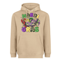 Mushroom mardi gras Heavyweight Hoodie - MaliasSmallBusiness