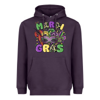 Plum mardi gras Heavyweight Hoodie - MaliasSmallBusiness