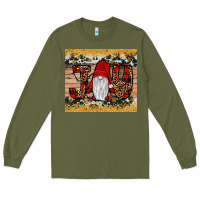 Army Green gnome joy Long Sleeve Tee - JahusDesignShop