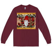 Burgundy gnome joy Long Sleeve Tee - JahusDesignShop