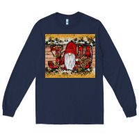 Navy gnome joy Long Sleeve Tee - JahusDesignShop
