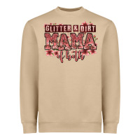 Mushroom glitter and dirt mama of both girls Heavyweight Sweatshirt - Zillion Design Studio