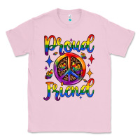 Bubblegum Pink proud friend Classic Tee - JahusDesignShop