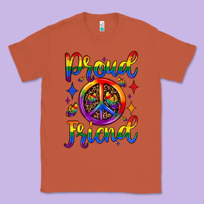 Proud Friend Classic Tee Designed By Jahusdesignshop