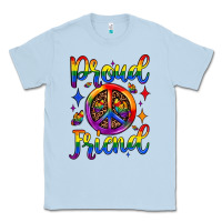 Dusty Blue proud friend Classic Tee - JahusDesignShop