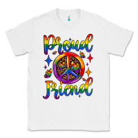 White proud friend Classic Tee - JahusDesignShop