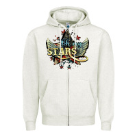 Oh My Stars America Wings Zipper Hoodie | Teevron