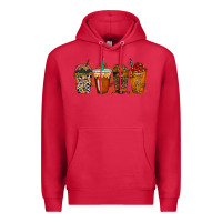Cardinal leopard and cowhide drink Premium Hoodie - RacoonDesign