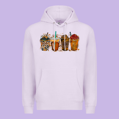 Leopard And Cowhide Drink Premium Hoodie Designed By Racoondesign